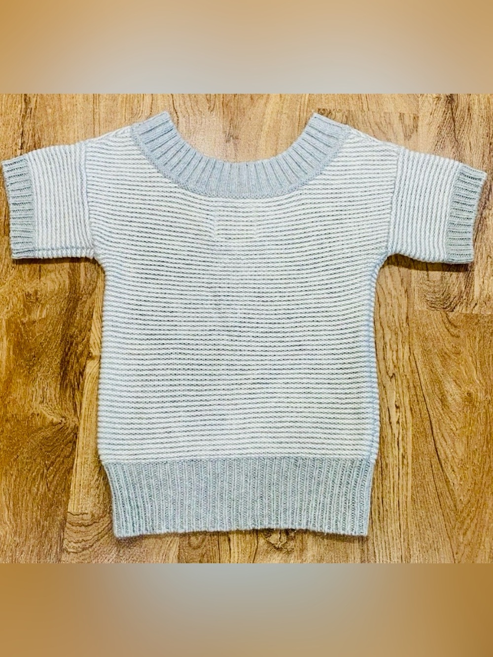 American Eagle Rabbit/Wool Blend Soft Short Sleeve Sweater [M]